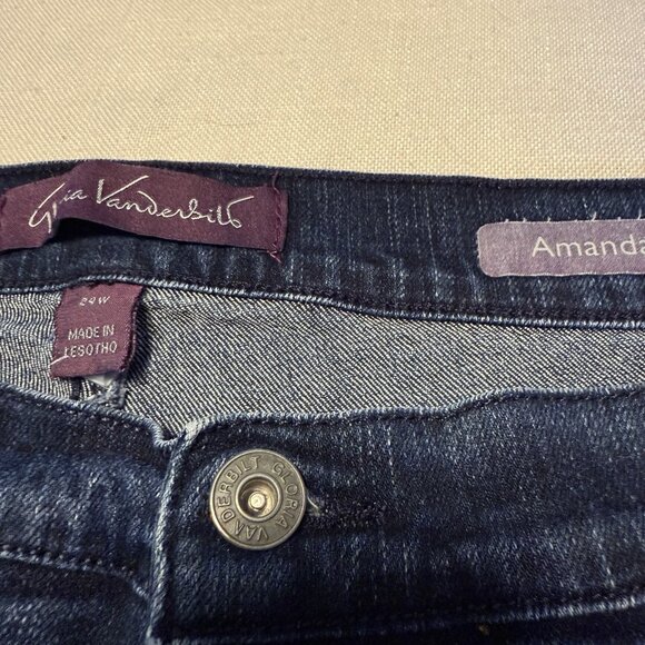 Gloria Vanderbilt Amanda Style Denim Jeans - Size 24W Short - Picture 6 of 6
